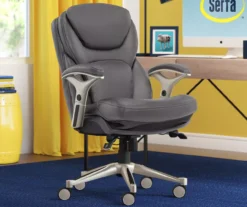 Serta Claremont Bonded Leather Office Chair -Home Furniture Store 810590392 2