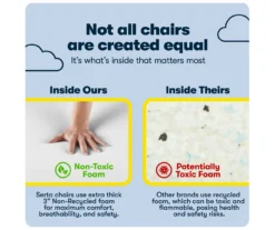 Claremont Chestnut Brown Bonded Leather Office Chair -Home Furniture Store 810590393 9