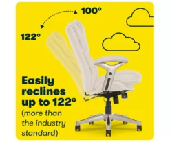 Serta Claremont Bonded Leather Office Chair -Home Furniture Store 810590394 8 1