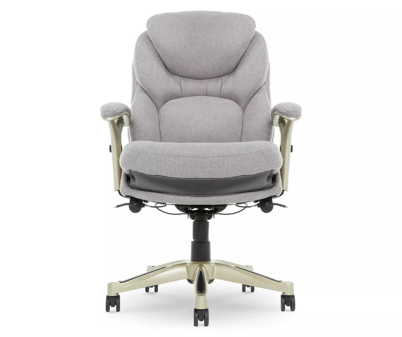 Claremont Light Gray Fabric Office Chair Claremont Light Gray Fabric Office Chair -Home Furniture Store 810590395 3 1