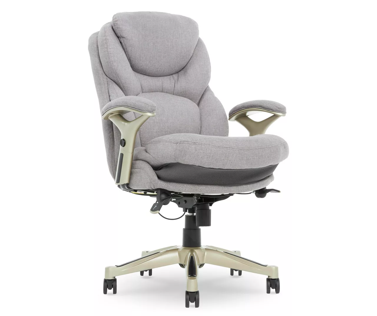 Claremont Light Gray Fabric Office Chair Claremont Light Gray Fabric Office Chair -Home Furniture Store 810590395 4 1