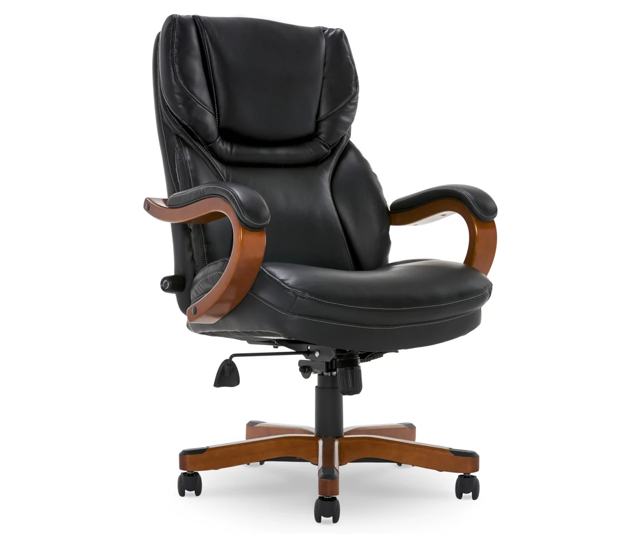 Conway Black Big & Tall Bonded Leather Office Chair Conway Black Big & Tall Bonded Leather Office Chair -Home Furniture Store 810590408 4
