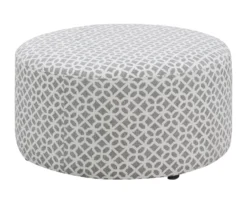 Anderson Gray Lattice Ottoman