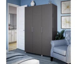 Systembuild Colwyn 3-Door Storage Wardrobe 14 Systembuild Colwyn 3-Door Storage Wardrobe -Home Furniture Store 810591235 2