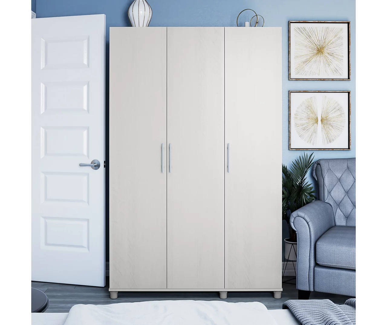 Systembuild Colwyn 3-Door Storage Wardrobe Systembuild Colwyn 3-Door Storage Wardrobe -Home Furniture Store 810591236 1