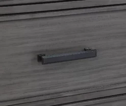 Topeka Warm Gray 3-Drawer Nightstand With USB Charging -Home Furniture Store 810591526 7