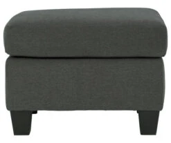 Bayonne Charcoal Ottoman -Home Furniture Store 810594661 2