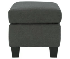 Bayonne Charcoal Ottoman -Home Furniture Store 810594661 3