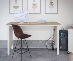 Evolution Vantage White & Weathered Oak Workbench