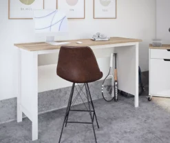 Evolution Vantage White & Weathered Oak Workbench -Home Furniture Store 810597743 4