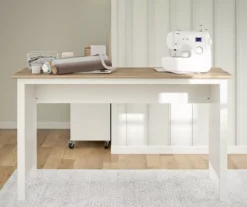 Evolution Vantage White & Weathered Oak Workbench -Home Furniture Store 810597743 5