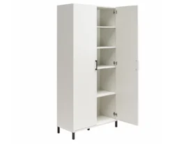 Evolution Vantage White 2-Door Storage Cabinet 4 Evolution Vantage White 2-Door Storage Cabinet -Home Furniture Store 810597744 2