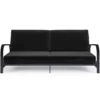 DHP Elbern Black Metal Futon With Black Microfiber Cover -Home Furniture Store 810598097