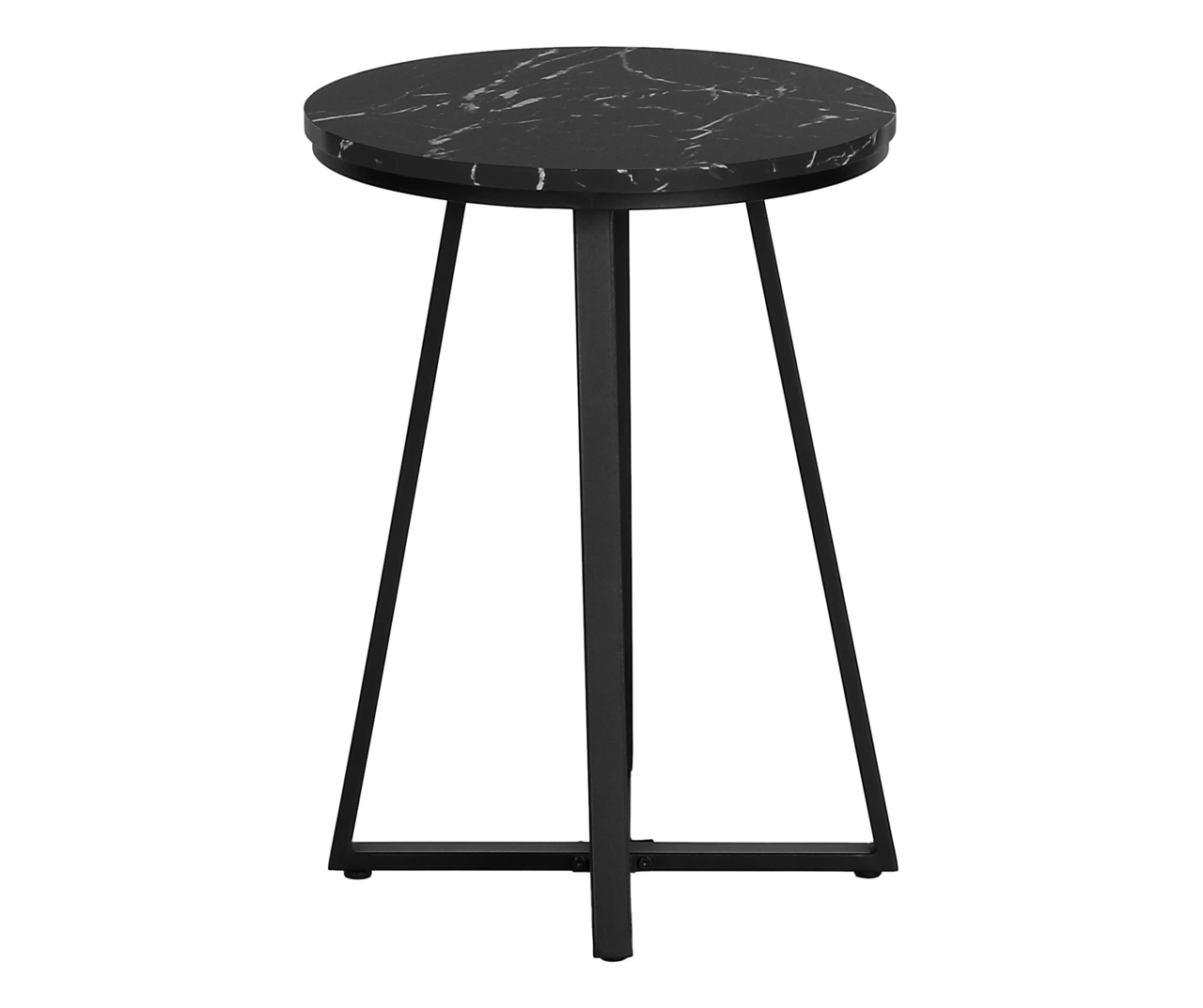 Monarch Faux Marble & Metal Accent Table Monarch Faux Marble & Metal Accent Table -Home Furniture Store 810598395 A3