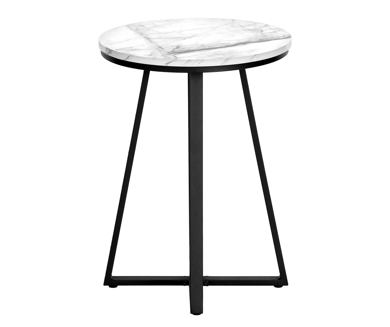 Monarch Faux Marble & Metal Accent Table Monarch Faux Marble & Metal Accent Table -Home Furniture Store 810598396 A3