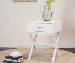 Glitzhome X-Leg End Table -Home Furniture Store 810598716 A0 2