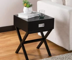 Glitzhome X-Leg End Table -Home Furniture Store 810598717 A0 2