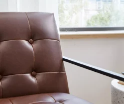 Glitzhome Modern Industrial Faux Leather Accent Chairs, 2-Pack 14 Glitzhome Modern Industrial Faux Leather Accent Chairs, 2-Pack -Home Furniture Store 810598913 A0 5