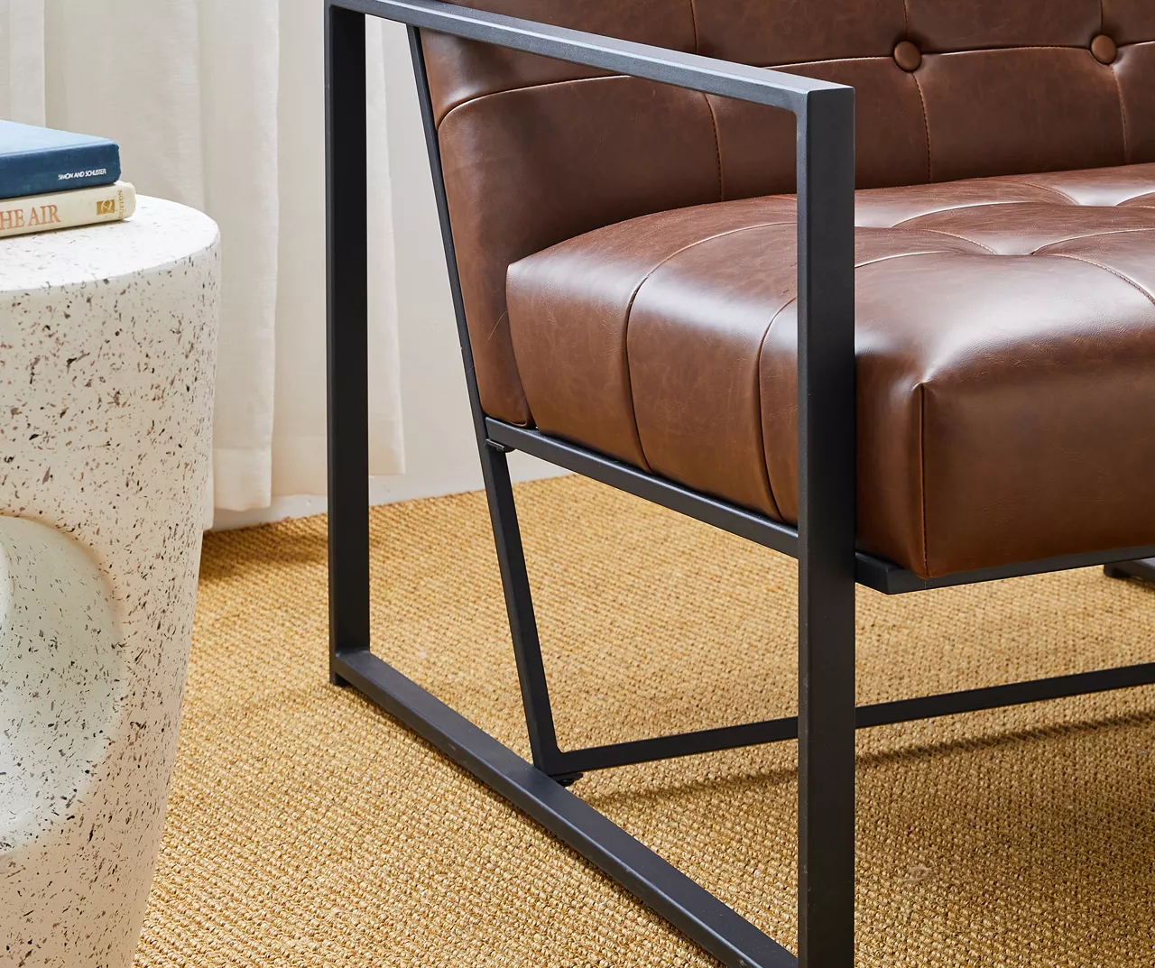 Glitzhome Modern Industrial Faux Leather Accent Chairs, 2-Pack Glitzhome Modern Industrial Faux Leather Accent Chairs, 2-Pack -Home Furniture Store 810598913 A0 6