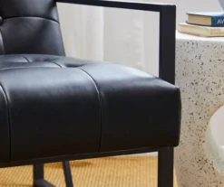 Glitzhome Modern Industrial Faux Leather Accent Chairs, 2-Pack 7 Glitzhome Modern Industrial Faux Leather Accent Chairs, 2-Pack -Home Furniture Store 810598914 A0 5