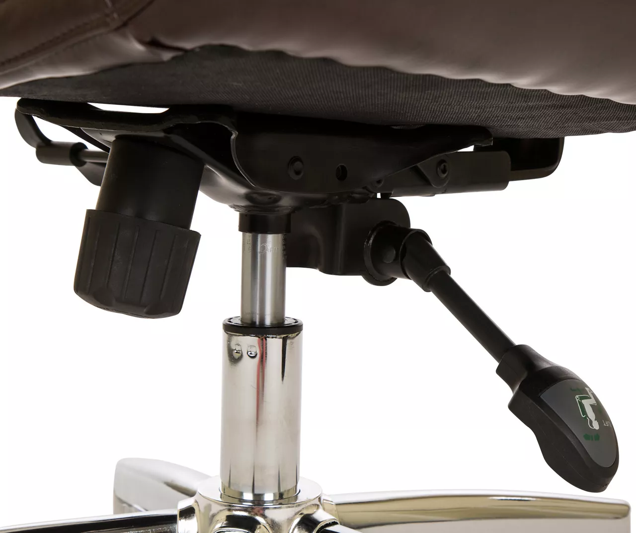 Dark Brown Mid-Century Modern Faux Leather Executive Office Chair Dark Brown Mid-Century Modern Faux Leather Executive Office Chair -Home Furniture Store 810598937 A0 6