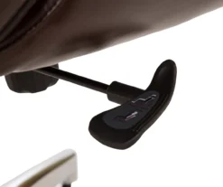 Dark Brown Mid-Century Modern Faux Leather Executive Office Chair 8 Dark Brown Mid-Century Modern Faux Leather Executive Office Chair -Home Furniture Store 810598937 A0 7