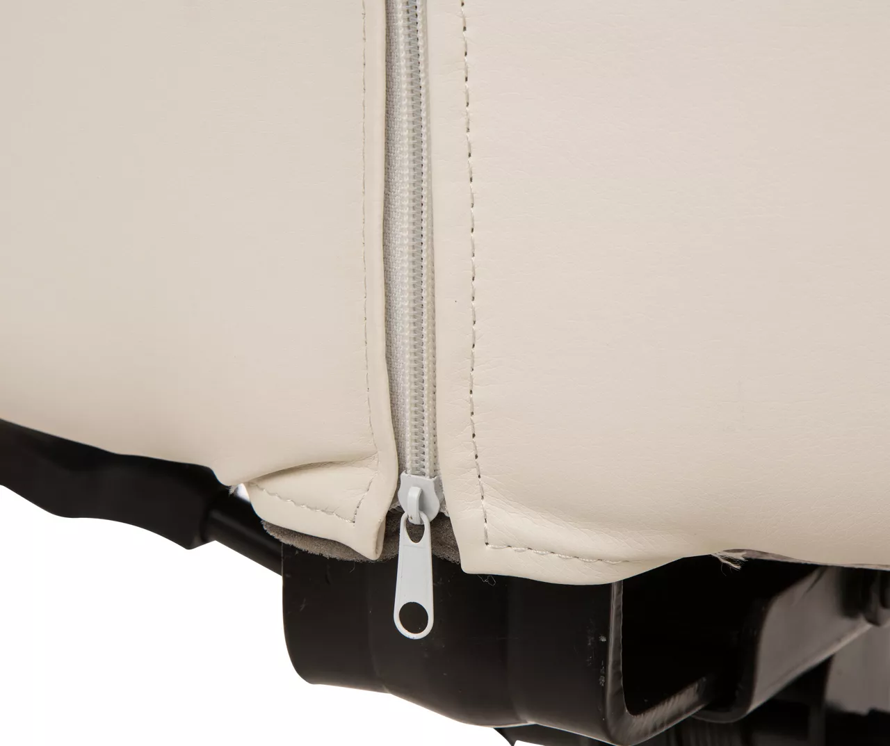 Cream Mid-Century Modern Faux Leather Executive Office Chair Cream Mid-Century Modern Faux Leather Executive Office Chair -Home Furniture Store 810598938 A0 7