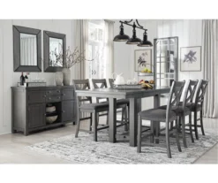 Myshanna Extension Leaf Counter-Height Dining Table -Home Furniture Store 810599581