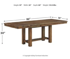 Moriville Extension Leaf Dining Table -Home Furniture Store 810599584 9