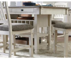 Bolanburg Counter-Height Dining Table With Wine Bottle Storage -Home Furniture Store 810599589