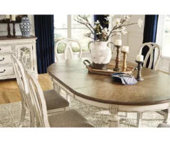 Raelyn Oval Extension Leaf Dining Table -Home Furniture Store 810599594 7