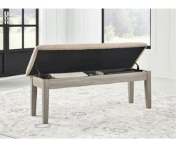 Parellen Upholstered Storage Dining Bench 7 Parellen Upholstered Storage Dining Bench -Home Furniture Store 810599596 5