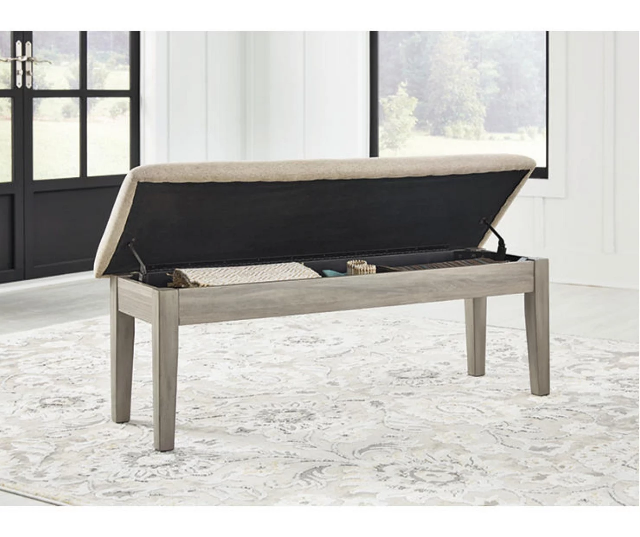 Parellen Upholstered Storage Dining Bench Parellen Upholstered Storage Dining Bench -Home Furniture Store 810599596 5