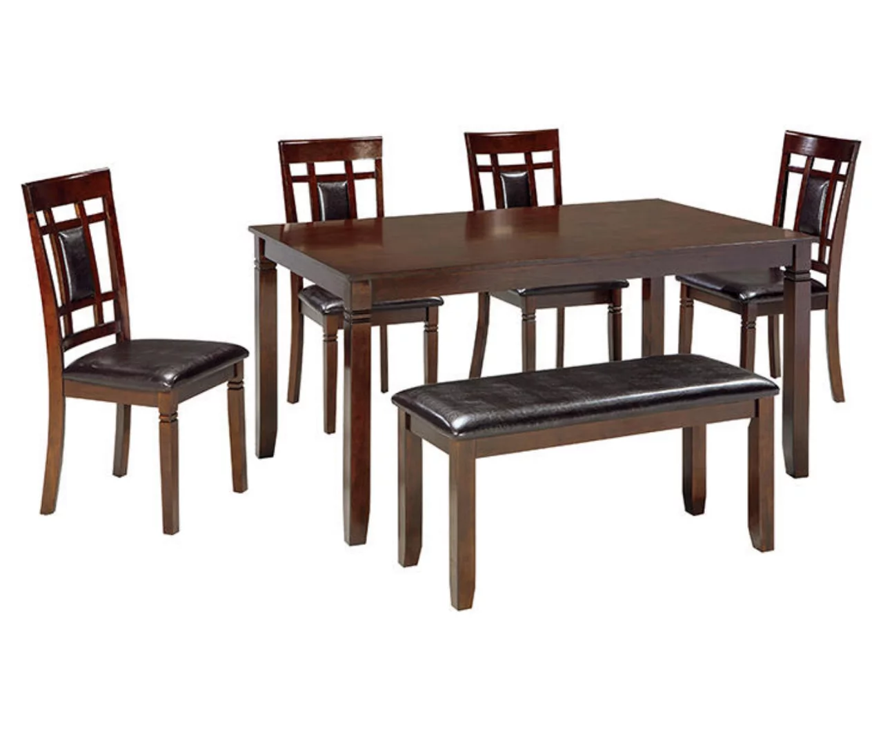 Bennox 6-Piece Dining Set with Bench Bennox 6-Piece Dining Set With Bench -Home Furniture Store 810599627 4