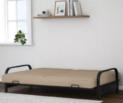 DHP Elbern Black Metal Futon With Cover 18 DHP Elbern Black Metal Futon With Cover -Home Furniture Store 810599700 B8