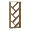 Brown Woodgrain Diagonal Shelf Bookcase 2 Brown Woodgrain Diagonal Shelf Bookcase -Home Furniture Store 810606678 A0