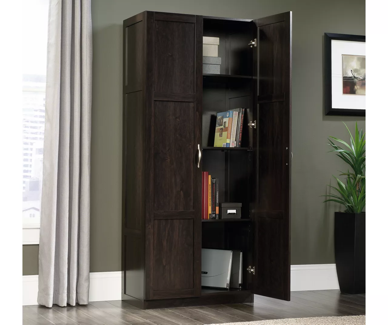 Sauder 2-Door Storage Cabinet Sauder 2-Door Storage Cabinet -Home Furniture Store 810610207 A0 1
