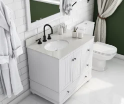 DHP Atwater Living Jazmyn Bathroom Vanity With White Sink -Home Furniture Store 810610488 B0 1