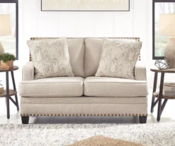 Claredon Beige Loveseat -Home Furniture Store 810612332 4