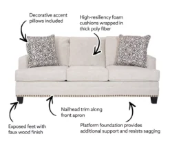 Erinwood Stone Sofa -Home Furniture Store 810613194 X0 1 1