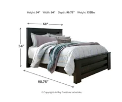 Brinxton Charcoal Full/Queen Headboard -Home Furniture Store 810614007 810458214 810614001 F0 4