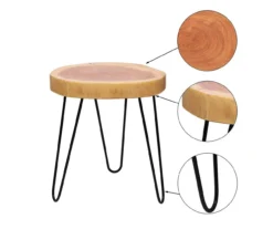 Live Edge Acacia Side Table -Home Furniture Store 810616676 A0 1