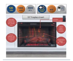 62" White Shiplap Grand Electric Fireplace -Home Furniture Store 810617760 M7