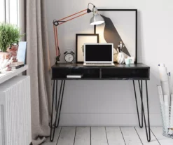 Novogratz Athena Faux Marble 2-Cubby Computer Desk -Home Furniture Store 810618404 3