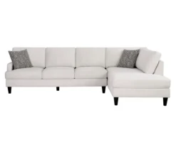 Broyhill Fresno Cream Sectional 6 Broyhill Fresno Cream Sectional -Home Furniture Store 810620600 810620622 A0 1