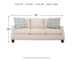 Cullendale Sandstone Cream Sofa 9 Cullendale Sandstone Cream Sofa -Home Furniture Store 810669843 A0 3