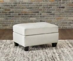 Signature Design By Ashley Genoa Leather Ottoman -Home Furniture Store 810697951 A0 2