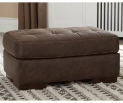 Signature Design By Ashley Maderla Faux Leather Ottoman -Home Furniture Store 810697964 A0 2