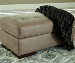 Signature Design By Ashley Maderla Faux Leather Ottoman -Home Furniture Store 810697972 A0 2