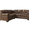 Signature Design By Ashley Bladen Coffee 2-Piece Faux Leather Sectional With Left-Facing Loveseat 2 Signature Design By Ashley Bladen Coffee 2-Piece Faux Leather Sectional With Left-Facing Loveseat -Home Furniture Store combo760018